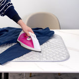 NNEDSZ Iron Anywhere Portable & Foldable Ironing Mat with Heat Protecting Pressing Pad