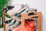 NNEDSZ Bamboo Storage Shoe Rack & Organiser 4 Tiers Layers