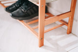 NNEDSZ Bamboo Storage Shoe Rack & Organiser 4 Tiers Layers