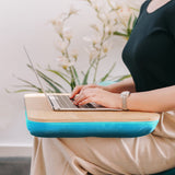NNEDSZ Portable Laptop Desk with Cushion Support
