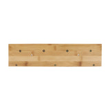NNEDSZ Bamboo Wall Hooks and Shelf