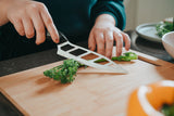 NNEDSZ 6pcs Bamboo Wood Chopping Board 3-Set Cheese Cutting & Serving Light Wood Tone