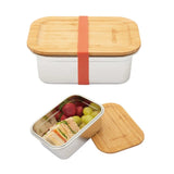 NNEDSZ Clevinger Stainless Steel Bamboo Medium Lunch Box 800ml