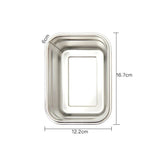NNEDSZ Clevinger Stainless Steel Bamboo Medium Lunch Box 800ml