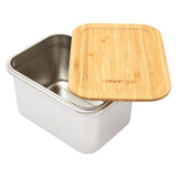 NNEDSZ Clevinger Stainless Steel Bamboo Extra Large Lunch Box 2000ml