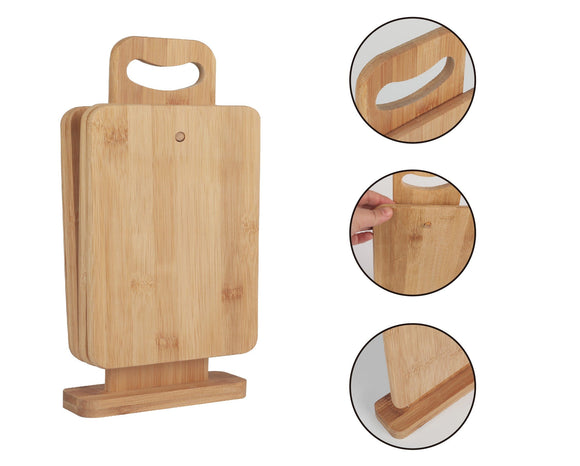 NNEDSZ 4 Piece Chopping Block Set With Display