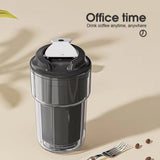 NNEDSZ 460ml Double wall insulated Coffee Cup Black