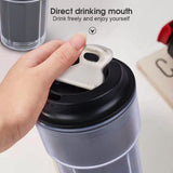 NNEDSZ 460ml Double wall insulated Coffee Cup Black