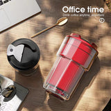 NNEDSZ 460ml Double wall insulated Coffee Cup Red