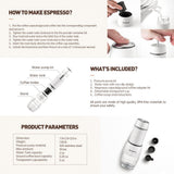 NNEDSZ Portable Hand Press Espresso Coffee Machine