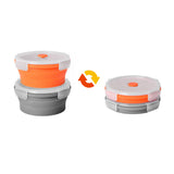 NNEDSZ Cook Easy 2pc 540ml Collapsible Silicone Storage Container