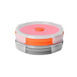NNEDSZ Cook Easy 2pc 540ml Collapsible Silicone Storage Container