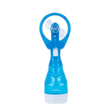 NNEDSZ Handhold Battery Powered Personal Water Spray Fan-Blue/Pink - Pink