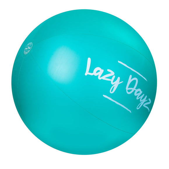 NNEDSZ 90cm Lazy Dayz Inflatable Jumbo Beach Ball - Teal