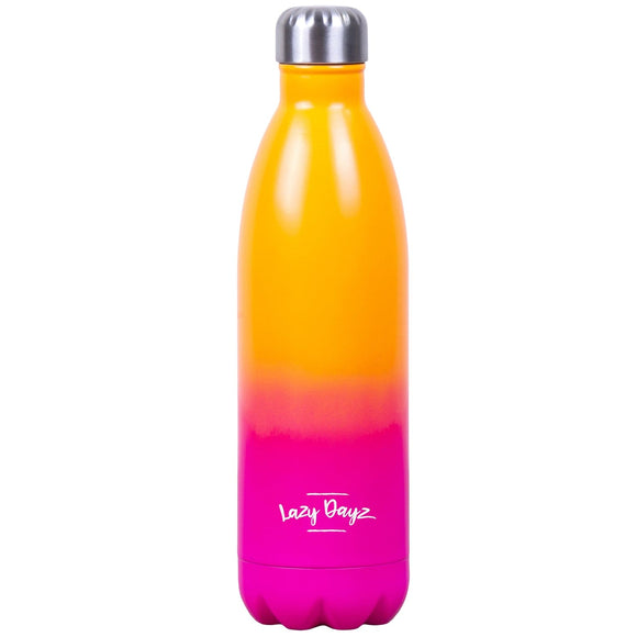 NNEDSZ Lazy Dayz Jumbo Drink Bottle 1L - Orange Pink Ombre