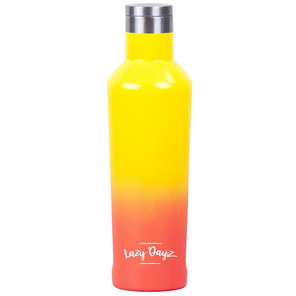 NNEDSZ Lazy Dayz Spartan Drink Bottle 480ml - Yellow Peach Ombre