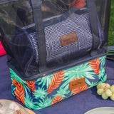 NNEDSZ Lazy Dayz Insulated Cooler Tote - Mossman