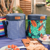 NNEDSZ Lazy Dayz Insulated Cooler Stool - Makena