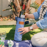 NNEDSZ Lazy Dayz Insulated Wine Bottle Tote - Makena