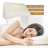NNEDSZ Premium Cool Gel Neck Relief Memory Foam Pillow