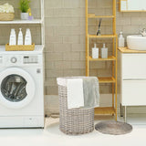 NNEDSZ 4 Piece Wicker  Storage Baskets With Liner Set