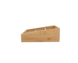 NNEDSZ Bamboo Storage Box with 4 Slots