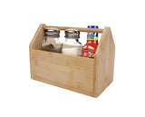 NNEDSZ Bamboo Storage Tools Box