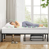 NNEDSZ 6cm Memory Foam Mattress Topper with Bamboo Cover - Single