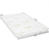 NNEDSZ 6cm Memory Foam Mattress Topper with Bamboo Cover - Single