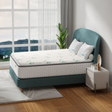 NNEDSZ 8cm Memory Foam Mattress Topper with Bamboo Cover - Double