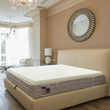 NNEDSZ 8cm Memory Foam Mattress Topper with Bamboo Cover - King