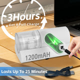 UV‑C Cordless Dust Mite Vacuum Handheld Sanitizing Cleaner with 1200 mAh Battery