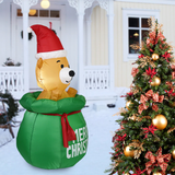 NNEDSZ Inflatable Christmas Decor Bear In Honey Pot 150cm