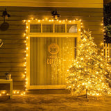 NNEDSZ 1000 Solar LED Fairy Lights 8 Function Memory Hold Christmas Decoration Warm White