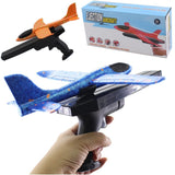 NNEDSZ 2x Ejection Foam Plane Toy Outdoor Sport with Light Safe for Children Birthday Gift
