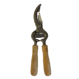 NNEDSZ Curved Pruning Shears | Wooden Handle