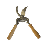 NNEDSZ Curved Pruning Shears | Wooden Handle