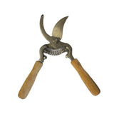 NNEDSZ Curved Pruning Shears | Wooden Handle