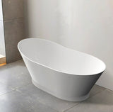NNEDSZ 1500/1700*750/800*680mm INS OTTI London Gloss White Special Shape Curved Acrylic Freestanding Bathtub