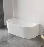 NNEDSZ 1500/1700*750/800*580mm INS OTTI Noosa Gloss/Matt White Oval Acrylic Freestanding Bathtub