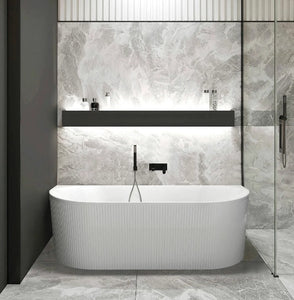 NNEDSZ 1500/1700*750/800*580mm INS OTTI Noosa Gloss/Matt White Oval Acrylic Freestanding Bathtub