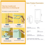NNEDSZ Hoper Layer Foldable Clothes Dryer Household Dryer Portable Quick Drying Mites Removal