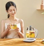 NNEDSZ Joyoung Eletric Glass Kettle Water Boiler Multiple Cooking Boiling Bottle 1.5L FA-K1501 AU Model