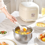 NNEDSZ Hoper Layer 3L Portable Non-stick Rice Maker Smart Control Rice Cooker