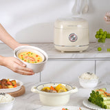 NNEDSZ Hoper Layer 3L Portable Non-stick Rice Maker Smart Control Rice Cooker