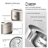 NNEDSZ Hoper Layer 4L Electric Rice Cooker IH Heating Zero Coating Non-stick Technology