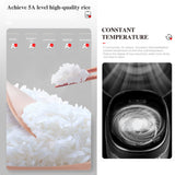 NNEDSZ Hoper Layer 4L Electric Rice Cooker IH Heating Zero Coating Non-stick Technology