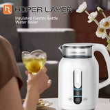 NNEDSZ Hoper Layer Insulation Electric Kettle 1.5L 1500W Water Boiler K15-G1
