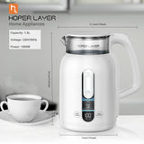 NNEDSZ Hoper Layer Insulation Electric Kettle 1.5L 1500W Water Boiler K15-G1
