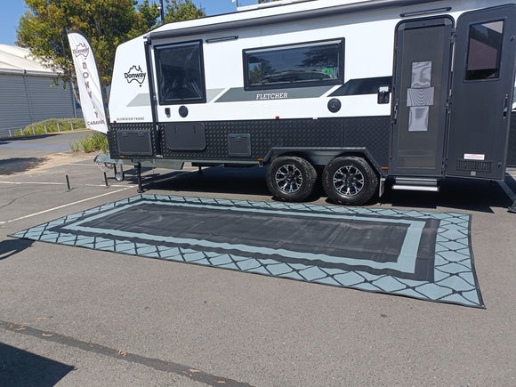 NNEDSZ Alfresco 4m x 2.4m recycled poly mat